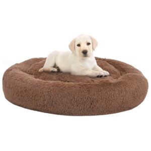 Washable Dog & Cat Cushion Brown 90x90x16 cm Plush