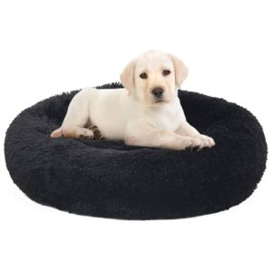 Washable Dog & Cat Cushion Black 50x50x12 cm Plush
