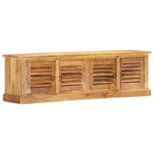 VidaXL Storage Bench 128 cm Solid Mango Wood