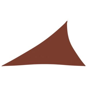 VidaXL Sunshade Sail Oxford Fabric Triangular 4x5x6.4 m Terracotta