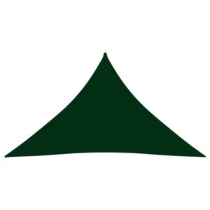 VidaXL Sunshade Sail Oxford Fabric Triangular 3x3x4.24 m Dark Green