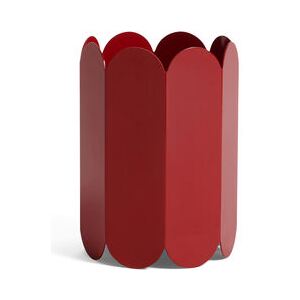 Arcs Vase - / Metal - Ø 17 x H 25 cm by Hay Red