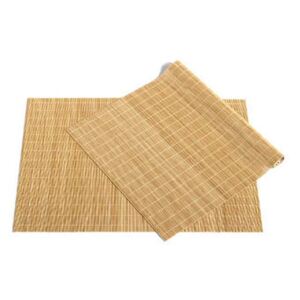 Bamboo Placemat - / Set of 2 by Hay Beige/Natural wood