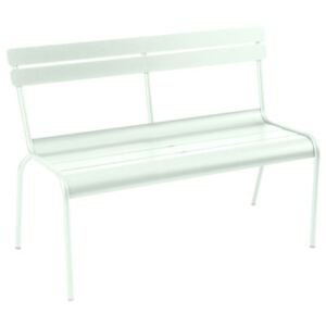 Luxembourg Bench with backrest - / 2-3 seats - L 118 cm - Aluminium by Fermob Green