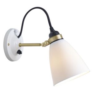 Hector 30 Wall light - / Smooth porcelain - Wall connection by Original BTC White
