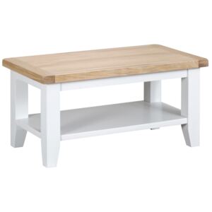 Suffolk White Painted Oak Small Coffee Table