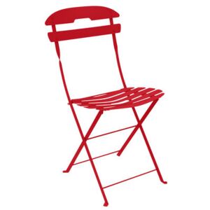 La Môme Folding chair - Steel by Fermob Red