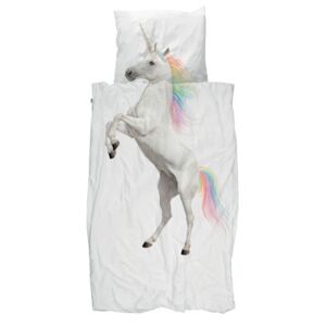 Unicorn Bedlinen set for 1 person - / 135 x 200 cm by Snurk Multicoloured