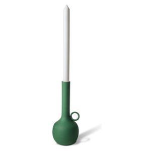 Spartan Candle stick - / Ø 10 x H 26 cm - Metal by Pols Potten Green