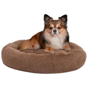 Washable Dog & Cat Cushion Brown 50x50x12 cm Plush