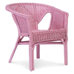 Wicker Loom Chairs in Pink