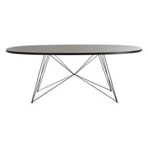 XZ3 Oval table - / 200 x 119 cm by Magis Black
