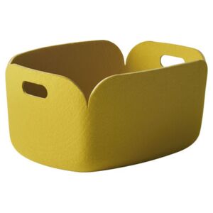 Restore Basket - 100% recycled by Muuto Yellow