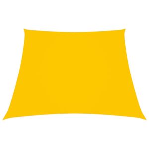 VidaXL Sunshade Sail Oxford Fabric Trapezium 3/4x3 m Yellow