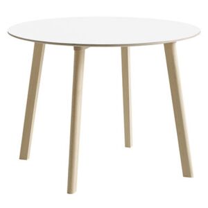 Copenhague CPH Deux 220 Round table - Ø 98 cm by Hay White/Natural wood