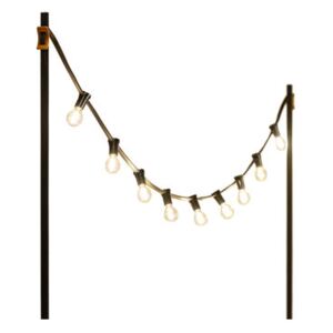 Light My Table Outdoor luminous garland - / With fixings for table tops by Vincent Sheppard Black
