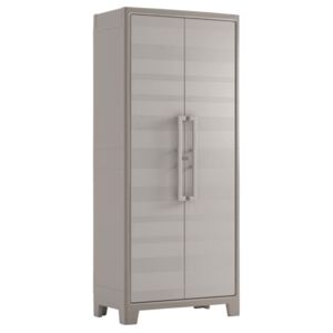 Keter Storage Cabinet with shelves Gulliver Beige and Brown 182 cm