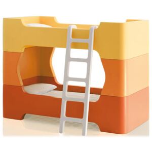 Bunky Bunk beds - With ladder - Without mattress by Magis Collection Me Too Orange