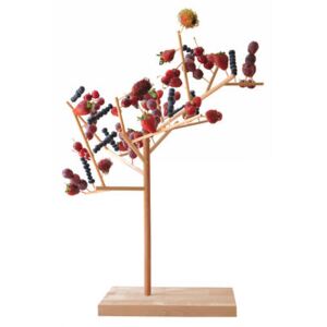 Mangier - Arbre à manger Food display stand - Eating tree by Smarin Natural wood