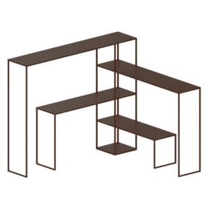 Easy Bridge Shelf - Set of 5 by Zeus Brown/Metal