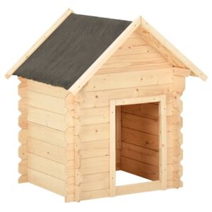 VidaXL Dog House 100x80x100 cm Solid Pine Wood
