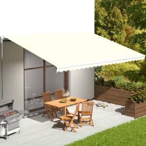 VidaXL Replacement Fabric for Awning Cream 6x3.5 m
