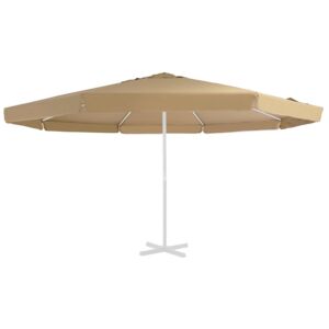 VidaXL Replacement Fabric for Outdoor Parasol Taupe 500 cm