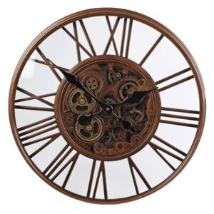 Gifts Amsterdam Radar Clock William Metal Copper 54.5 cm