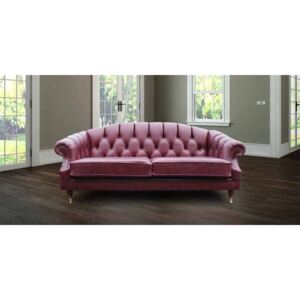 Chesterfield 3 Seater Old English Burgandy Leather Sofa Settee Bespoke In Victoria Style