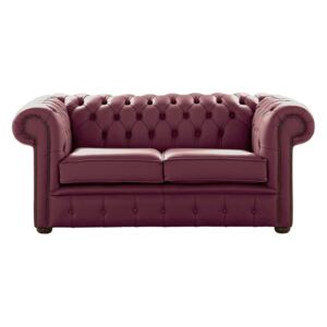 Chesterfield 2 Seater Shelly Philly Leather Sofa Settee Bespoke In Classic Style