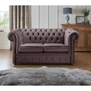 Chesterfield 2 Seater Fabric Malta Lavender 02 Sofa
