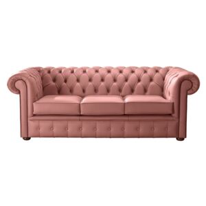 Chesterfield 3 Seater Shelly Woodburner Leather Sofa Bespoke In Classic Style