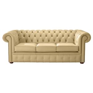 Chesterfield 3 Seater Shelly Angel Leather Sofa Bespoke In Classic Style