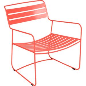 Surprising Lounger Low armchair by Fermob Red