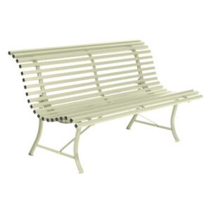 Louisiane Bench with backrest - / L 150 cm - Metal by Fermob Green