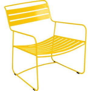 Surprising Lounger Low armchair by Fermob Yellow