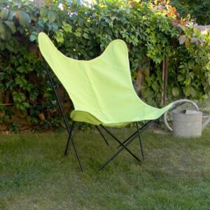 AA Butterfly OUTDOOR Armchair - / Batyline - Black structure by AA-New Design Green