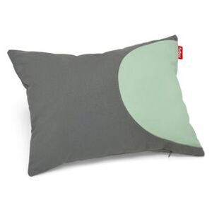 Pop Pillow Cushion - / Cotton - 50 x 37.5 cm by Fatboy Green/Grey