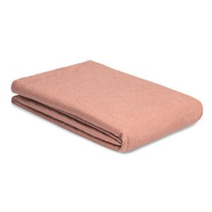 Flat sheet 270 x 310 cm - / 270 x 310 cm - Washed linen by Au Printemps Paris Pink/Orange/Brown