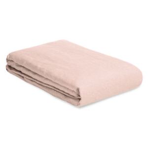 Duvet cover 200 x 200 cm - / 200 x 200 cm - Washed linen by Au Printemps Paris Pink