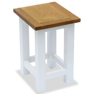 VidaXL End Table 27x24x37 cm Solid Oak Wood