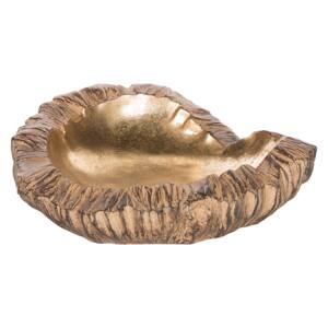 Decorative Bowl Gold Accent Home Decor Accessory Glam Design Beliani