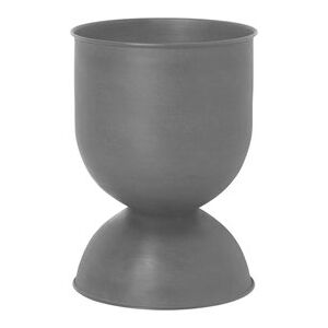 Hourglass Small Flowerpot - / Metal - Ø 31 x H 42.5 cm by Ferm Living Black