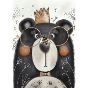 Illustration The cheeky bee and the bear, Nelli Suneli