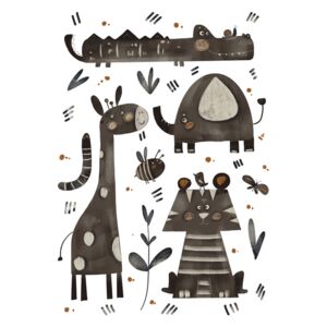 Illustration Jungle Animals, Nelli Suneli
