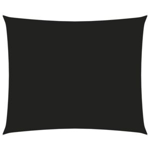 VidaXL Sunshade Sail Oxford Fabric Rectangular 2x3 m Black