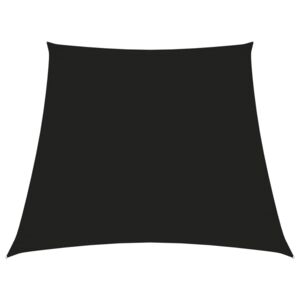 VidaXL Sunshade Sail Oxford Fabric Trapezium 4/5x4 m Black