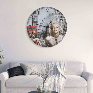 VidaXL Vintage Wall Clock Marilyn Monroe 60 cm