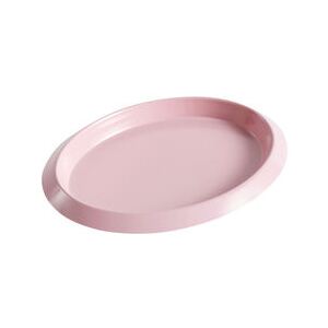 EllipseXS Tray - / 16 x 12 cm - Metal by Hay Pink