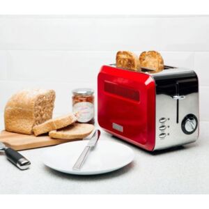 Haden 183514 Boston 2 Slice Toaster - Red